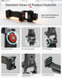 Xixan Metal Phone Tripod Mount Adapter, Smartphone Holder Clamp Support Stand with Cold Shoe, Compatible with iPhone