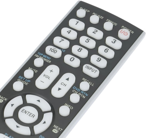 New CT-90302 Replace Remote Control for Toshiba TV Models 32AV502RZ, 40RV525U, 22AV500U, 26AV52RZ