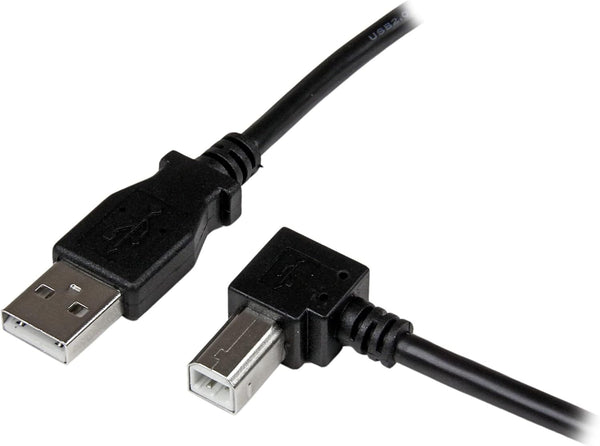 3m USB 2.0 A to Right Angle B Cable - M/M