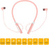 BT 5.2 Neckband Earbuds, Magnetic Headphones, IPX5 Waterproof Stereo Ergonomic Enhanced Bass Sports Earphone for