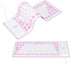 Silicone Foldable Flexible USB Wired Gaming Keyboard, 85 Keys, Waterproof, Dustproof, Roll-up Design for PC