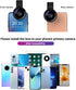 APEXEL 2 1 0.45X 140+ 12.5X Phone Camera Lens, in Cell Phone Clip-on Lens Kit Wide Angle Lens Macro Lens Clip-on iPhone