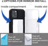 TORU CX PRO Wallet Case for iPhone 12 Pro/iPhone 12 - Protective Shockproof Heavy Duty Cover with Hidden Card Holder,