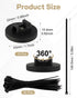 10 43mm 50 Magnetic Zip Tie Mount Wire Cable Holder, Include Pcs Magnetic Cable Zip Tie Base with Pcs Heavy Duty Zip