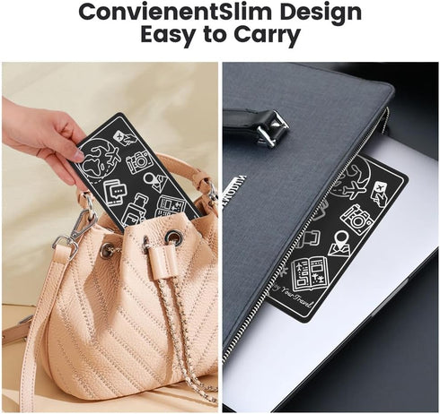 Airplane Travel Essentials for Flying, Flex Flap Cell Phone Holder & Flexible Stand for In-Flight, Traveling, Zoom
