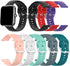 RuenTech Compatible with WNH IDW25/Faweio IDW26/Fitpolo IDW208P Smart Watch Bands, Replacement Silicone Bands