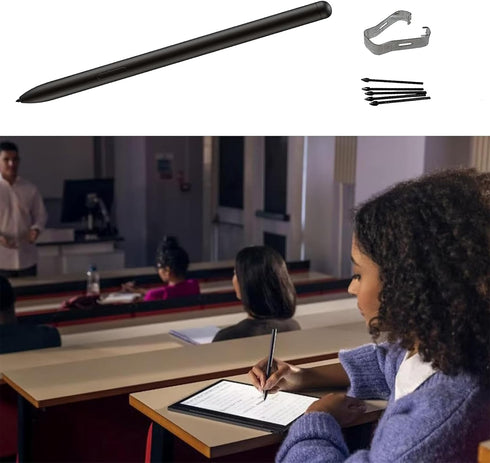 Black Smart Paper Pen - Stylus for Lenovo Smart Paper, 4096 Pressure Levels, Includes 5 Tips/Nibs
