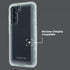 Pelican Voyager Series Samsung Galaxy S21 FE Case, Heavy Duty Rugged Phone Case with Belt Clip Holster, Clear