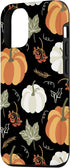 iPhone 12/12 Pro Case - Autumn Falling Leaves and Pumpkin Spice Harvest Happy Fall