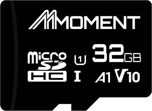 MMOMENT 32GB Micro SDHC Card, A1, UHS-I, U1, V10, Class 10 Compatible, Read Speed Up to 90 MB/s, SD Adapter Included