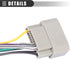 Motoforti Set, 2009-2010, 70-6522, 706522, Car Stereo CD Player Wiring Harness Wire Radio Adapter Plug, for Jeep