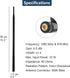 HzFitInc Set 1090MHz 978MHz 6.5dBi ADS-B Antenna Bundle - & High Gain Labeled Antenna with SMA Connector and MCX