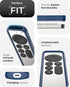 TotalMount Air Rim Case for Apple TV Remotes, Slim Hybrid Remote Case with Ultimate Drop Protection, Blue Perimeter
