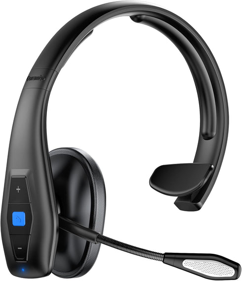 Conambo 2024 Upgraded Bluetooth Headset with Microphone, CVC8.0 Dual Mic Noise Cancelling, 35Hrs HD Talktime for Drivers
