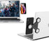 xcivi Magnetic Laptop Side Mount Bracket - Dual Screen Holder for Tablets & Smartphones (Black)