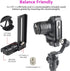 Akeipho L Bracket Vertical Mount for DJI Ronin SC, Aluminum Camera Quick Release Plate for Ronin SC Gimbal Stabilizer