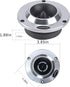 4'' 300watts 4 Ohm Ferrite Tweeters for Car Audio, Pair of Titanium Film Aluminium Panel Bullet Speakers