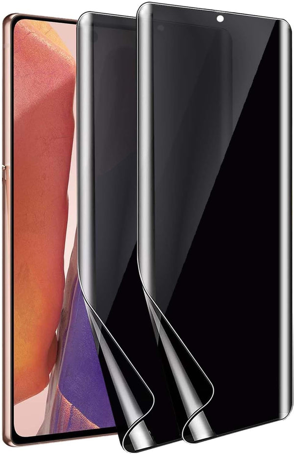 Samsung Galaxy Note 20 Privacy Screen Protector 2 Pack - Anti-Spy TPU Film, HD Ultra-Thin, Bubble-Free, Full Coverage.