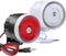 Electronic Buzzer Continuous Sound Decibel Piezo Buzzer IC Alarm Speaker, 120db DC12V, 2 Pcs