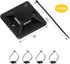 50 Sets Cable Zip Tie Mounts Kit with Self Adhesive, Black 6" Zip Ties, Sticky Cable Clips for Management