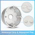 Universal Bullet Security Camera Mount Bracket, Waterproof Outdoor Camera Cover, Metal Electric Enclosure, 4 Pack