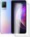 2-Piece Tempered Glass Screen Protector for Vivo V21 5G (6.44"), 9H Hardness Anti-Scratch Protective Film