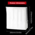 Cover(2PCS)) Universal Sun Rain Shade Camera Cover Shield Security Camera Protective Roof for CCTV Surveillance Camera