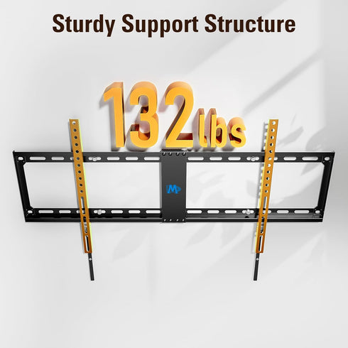 Mounting Dream Fixed TV Wall Mount, Low Profile Bracket for 42-90 Inch TVs, Space Saving, Max VESA 800x400mm