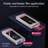 X-it 2-Pack Privacy Screen Protector for iPhone 15 Pro (6.1"), 9H+ Tempered Glass, Auto-Dust Removal, Military Grade