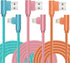 MFi Certified Lightning Charger 3 Pack - 6FT Nylon Braided Fast Charging Cable for iPhone