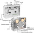Cassette MP3 Portable Clear Stereo Auto Reverse PlayerConvert Tapes to Format via USB ConverterBuilt-in Cool Copper
