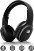 Wireless Headphones with FM Radio and Bluetooth 5.0, Rechargeable Portable Headset for Jogging, Cycling