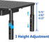 Zimilar 2 Pack Monitor Stand Riser with Drawer - 3 Height Adjustable Metal Stand for Computer, Laptop, Printer