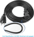 10FT Power Cord for Samsung LG Plasma Sanyo Philips Panasonic TV, 3 Prong Computer Power Cable