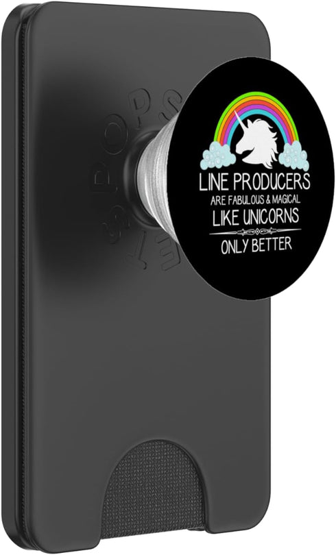 Line Producer Gifts Line Producers are Like Unicorns | Funny Production Producer PopSockets PopWallet for