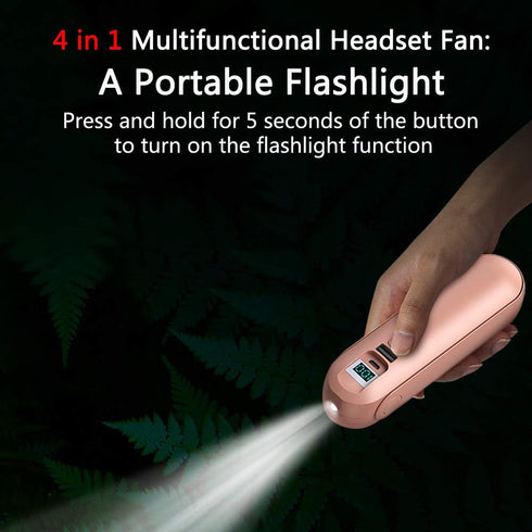 IHAO Sport Bluetooth Headphones Wireless Earphones with Mic, 4 in 1 Multifunctional Flashlight, HiFi Bass Stereo Sound,