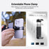 NEEWER Bluetooth Side Handle Shutter Release, 360° Rotatable Phone Clamp & SSD Holder, Rechargeable Battery for iPhone
