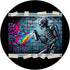PopSockets Standard PopGrip - Cyberpunk Graffiti Robotic Skeleton Artist Cyborg Streetwear