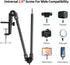 KDD 27in 4.7"-12.9" 12.9 Tablet Stand Holder, Adjustment iPad Phone Mount, Long Arm Webcam Stand Projector Camera Mount