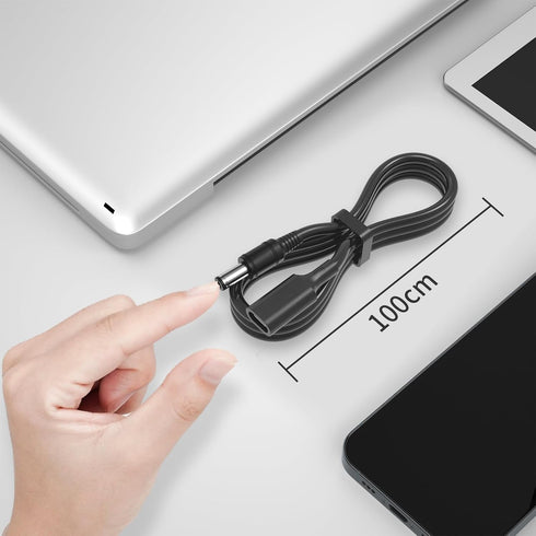 Varbmt 2Pack 15W 5V 3.5mm 1.35mm 3.28Ft PD USB C to DC x Adapter Cable, Type C Female to DC Power Charger Converter