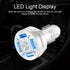 4 Ports USB Car Charger Adapter, Fast QC3.0 Quick Phone Charger with LED Light, Compatible with iPhone and Galaxy
