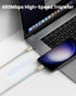 USB C Cable USB C to USB C, Type C Fast Charging Cable for Phone 15/15 Pro/MacBook, iPad Air 4, Samsung Galaxy, Pixel,