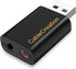 USB Audio Adapter with 3.5mm Jack, CableCreation USB External Stereo Sound Card for PS4, PS5, Windows, Mac