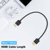Duttek Ultra Thin HDMI Cable 1Feet, 4K Male to Male HDMI 2.0 Cord for 3D and Ultra HD TV Stick Extension Converter