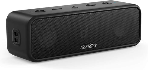 Soundcore Anker 3 Portable Bluetooth Speaker, Wireless, IPX7 Waterproof, 24H Playtime, Custom EQ App for Home Outdoor