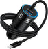 Android 60W USB Type C Car Charger Adapter, Fast Charging for Samsung Galaxy S23 Ultra/S23+/A14 5G/A54/A34