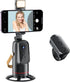 Voinap Auto Face Tracking Phone Holder with Remote and Light, 360 Rotation Tripod