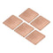 MECCANIXITY Heatsink Copper Sheet Shim, 1.2mm Thickness 20 x 20mm Pad with Thermal Conductive Adhesive Tapes, 5 Set