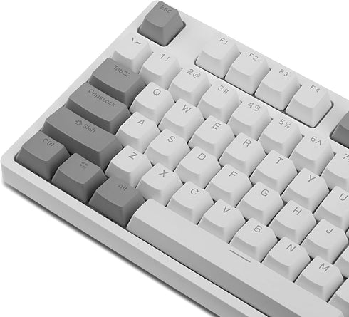 Happy Balls PBT Keycaps, Backlit Cherry MX Keycap Set with Keycap Puller for US Layout 61 87 104 108 MX Switches (Grey