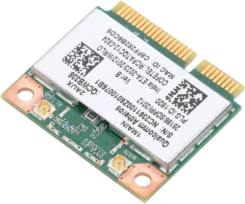 ASHATA Network Card for Qualcomm AR9565 QCWB335, 150M Mini PCI-E Bluetooth Wireless Network Card for HP/DELL/ACER